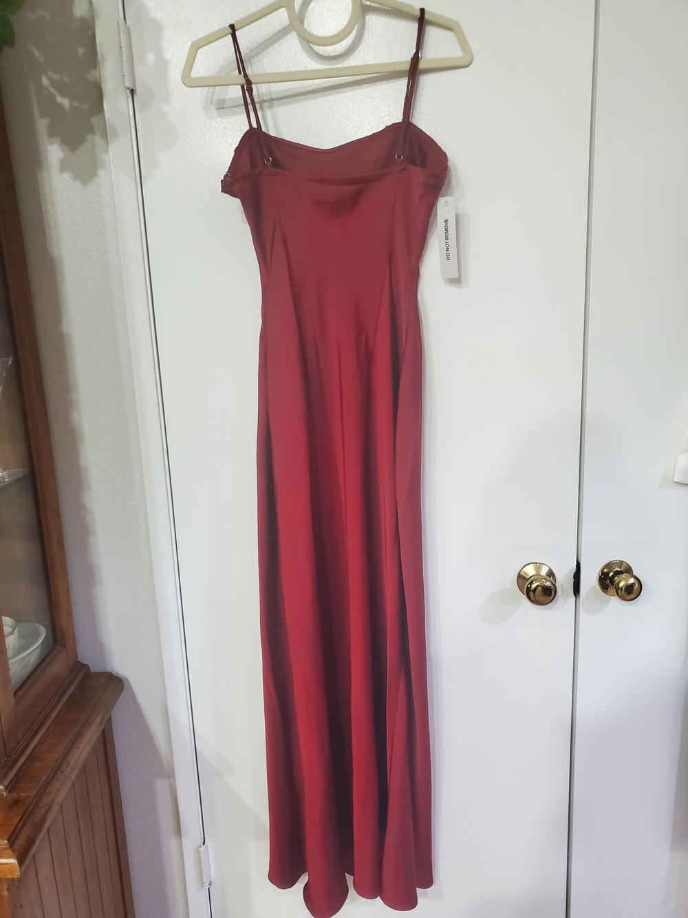 Princess Polly Engracia Sequin Burgundy Lace-Trim Slip Maxi Size 8 - Picture 4 of 10
